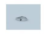 Bertrams Polyline LAS Wandbefestigung 42WB50-80 DN 80/125, starr 50 mm Wandabstand, Edelstahl