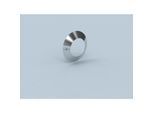 Bertrams Polyline LAS Rosette 42RO60 DN 60/100, Edelstahl