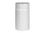 Bertrams ALU-Pu Abgasrohr 04RL250-130 250 mm, Ø 130 mm, weiß-pulverbeschichtet