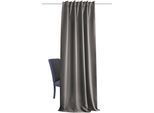 Vorhang HOME BASICS "ACUSTICO" Gr. 1, grau, B:135cm H:160cm, Polyester, Gardinen, Akustikschall ACUSTICO
