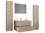 Badezimmer Badinos Sonoma Eiche 5-tlg