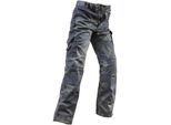 Arbeitsbundhose UNCLE SAM "Bund", Herren, Gr. 60, EURO, grün (oliv camouflage, schwarz), Obermaterial: 65% Polyester PES. 35% Baumwolle CO., Hosen