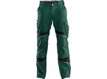 Arbeitsbundhose KÜBLER "ActiviQ", Gr. 48, EURO, grün (moosgrün, schwarz), Obermaterial: 65% Polyester PES. 35% Baumwolle CO., Hosen