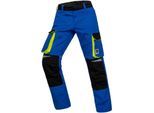 Arbeitsbundhose SHIELD PROTECT "Protect KONTUR Cargo-Bundhose", Gr. 50, EURO, blau, Obermaterial: 65% Polyester PES. 35% Baumwolle CO., Hosen