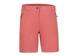 Trekkingshorts ICEPEAK "Icepeak Shorts Beaufort", Damen, Gr. 48, EURO-Größen, hellrot, Stoff, 90% Polyester, 10% Elasthan, Hosen
