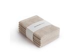 Gaestehandtuecher HERZBACH HOME "Spa", sandgrau, 5 Stk., Obermaterial: 100% Baumwolle CO., Handtücher, Gaestehandtuecher, 525g/m², Premium-Qualität, 100% Baumwolle, einfarbig
