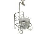 Blumenhocker AMBIENTE HAUS, grau, B:18cm H:48cm T:25cm, Hocker, Blumenhocker, für Innen- und Außenbereich