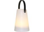 LED Laterne "Laterne Linterna", weiß, B:14cm H:20cm L:14cm T:14cm Ø:14cm, PARFORCE TRADITIONAL HUNTING, Leuchten, Batterie-Laterne, Timer 6/18, LEDs, portable Laternenform