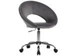 Carryhome Drehstuhl, Grau, Chrom, Metall, Textil, Drehkreuz, 66x82-94x54 cm, Stoffauswahl, Sitzfläche 360° drehbar, Arbeitszimmer, Bürostühle, Drehstühle