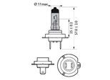 PHILIPS Glühlampe, Hauptscheinwerfer H7 WhiteVision ultra (2 Stk.) 12972wvusm für YAMAHA Citroën Volvo DAF Opel ALFA ROMEO GM Vaughall IV