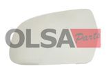 AIC Spiegelglas, Außenspiegel 75384 links für VAG