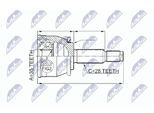 NTY Gelenksatz, Antriebswelle npzdw026 Vorderachse links für SSANGYONG