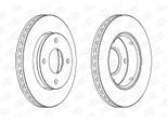 CHAMPION Bremsscheibe 562575ch 256mm 24mm für Mercedes SMART MITSUBISHI