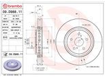 BREMBO Bremsscheibe 09d98811 328mm 34mm für LEXUS TOYOTA (FAW)