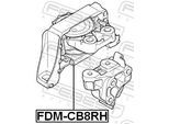 FEBEST Lagerung, Motor fdmcb8rh vorne rechts für Ford