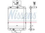 NISSENS Kühler, Motorkühlung 636015 für TOYOTA