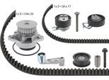 TOPRAN Wasserpumpe + Zahnriemensatz 112971 für CUPRA