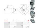 AS-PL Starter s6160 für TOYOTA