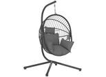 4goodz Hangstoel voor binnen of buiten inclusief kussen 120x106x188 cm
