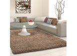 Muratap Basic shaggy vloerkleed caramel hoogpolig- 200x290 cm