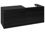 Villeroy & Boch Waschtischunterschrank Collaro C086B0 1400x548x500mm m. Bel. 4 Ausz. Waschtisch re B C086B0AB