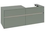 Villeroy & Boch Waschtischunterschrank Collaro C086B0 1400x548x500mm m. Bel. 4 Ausz. Waschtisch re S C086B0AF