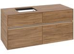Villeroy & Boch Waschtischunterschrank Collaro C129B0 1200x548x500mm mit Beleuchtung Kansas Oak C129B0RH