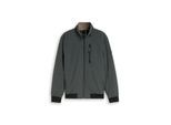 TOM TAILOR Herren Blouson Jacke mit verstaubarer Kapuze, grün, Uni, Gr. M