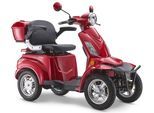 Elektromobil LUXXON "LuXXon Seniorenmobil E4900", rot (weinrot), ElektromobileB:68,5cm H:108,5cm L:164cm, 1.000 W, Seniorenmobil mit 4 Räder, Elektroroller für Senioren, B:68,5cm H:108,5cm L:164cm
