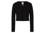 Trachtenstrickjacke SPIETH & WENSKY "Emana", Damen, Gr. 38, schwarz, Obermaterial: 50% Viskose CV. 24% Polyester PES. 22% Polyamid PA. 4% Elasthan EL., festlich, regular fit, Rundhals, Strickjacken, Bolero für kühlere Festtage