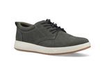 Hush Puppies Bowen Leren Heren Donker Khaki Veterschoenen
