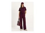 Crew-Neck T-Shirt und Hose Zwei-Teile-Set