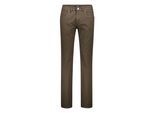 Stoffhose ATELIER GARDEUR "BILL", Herren, Gr. 40-30, Länge 30, hellbraun, Obermaterial: 97% Baumwolle CO. 3% Elasthan EL., Hosen Stoffhose, Modern Fit & Black Weft Look