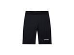 Trainingshose BERGHAUS "Berghaus Shorts", Damen, Gr. XL, N-Gr, schwarz, Obermaterial: 76% Polyester PES. 24% Elasthan EL., regular fit, Hosen Trainingshose, mit Vier-Wege-Stretch