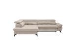 Wohnlandschaft Alberto Beige Chenille Beige
