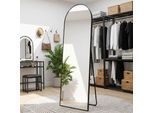 Spiegel OTTO HOME "Standspiegel Addrik, wahlweise in 2 Größen 150x40cm oder 180x60cm", schwarz, B:40cm H:150cm T:2,7cm, Sicherheitsglas, Spiegel, Spiegel, Ganzkörperspiegel mit Sicherheitsglas, in verschiedenen Farben, Topseller