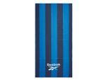 Sporthandtuch REEBOK, blau (navy blau), B:40cm L:80cm, Frotteevelours, Obermaterial: 100% Polyester, Handtücher, Sporthandtuch, aus Frotteevelours