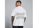 MP Herren Lift Grafik Vintage Oversized-Baumwoll-T-Shirt – Vintage-Weiß - XXL