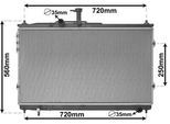 VAN WEZEL Kühler, Motorkühlung 82002392 für HYUNDAI