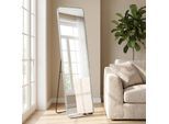 Spiegel OTTO HOME "Standspiegel Addrik, wahlweise in 2 Größen 150x40cm oder 160x50cm", silber, B:40cm H:150cm T:2,7cm, Glas, Spiegel, Ganzkörperspiegel mit Sicherheitsglas, in verschiedenen Farben