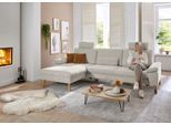 Ecksofa DIE PLANBAR "PP-PF24075 L-Form, Breite 286 cm", cyber ecru, B:286cm T:178cm, 100% recyceltes Polyester, Sofas, Ecksofa, optional mit Kopfstützen, Bettfunktion, mot.Ottomane, Sitztiefenverst.