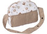 Puppen Wickeltasche CHIC2000 "Jeans Grey", rosa (bärchen beige), Puppenausstattungen, KinderB:29cm H:22cm T:9cm, Polyester, B:29cm H:22cm T:9cm