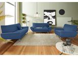 Polstergarnitur HOME AFFAIRE "Saltare elegant & komfortabel,, 3-2-1, bequem, Designfuß", blau, H:78cm T:82cm, Sitzmöbel-Sets