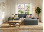 Ecksofa TRENDMANUFAKTUR "Wien, wahlweise mit Sitzvorschub und Bettkasten, Breite 246 cm", grau (anthrazit), B:246cm H:73cm T:162cm, 95%Polyester, 5%Polyamide, Sofas, Ecksofa, L-Form, in trendigem Cordstoff