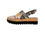 Clog DOGO "Akita Lucid Dreaming Damen Sandalen", Damen, Gr. 40, Normalschaft, beige (natur), Lederimitat, Schuhe Clog, Handgefertigt