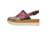 Clog DOGO "Akita Full Of Hope Damen Sandalen", Damen, Gr. 38, Normalschaft, beige (natur), Lederimitat, Schuhe Clog, Handgefertigt