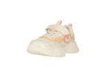 Klettschuh ZIGZAG "Agria", Kinder, Gr. 24, sanftes weiß, Kunstfaser, Lederimitat, Schuhe Klettschuh, mit eingebauten Lichtern in der Sohle