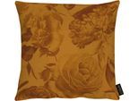 Dekokissen APELT "5255" Gr. 1, orange (orange, bedruckt), B:40cm L:40cm, Baumwolle, Dekokissen_Sitzkissen_Kissenhüllen, im Damastmuster, Kissenhülle ohne Füllung, 1 Stück