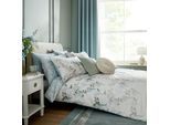 Wendebettwäsche LAURA ASHLEY "Mirabelle", pale seaspray, B/L: 230cm x 220cm, 1 Stk., 2 Stk., Satin, B/L: 50cm x 75cm & 50cm x 75cm, 3 tlg., Satin, Obermaterial: 100% Baumwolle, Bettwäsche, Wendebettwäsche, mit floralem Muster, inkl 2 Kissenbezüge