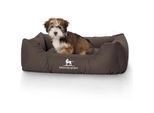 Knuffelwuff Hundebett Finlay aus Nylongewebe braun M-L